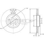 TOMEX Brakes Bremsscheibe